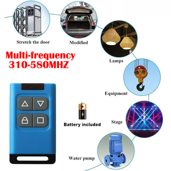 4-in-1 Multi-frequency 310-580MHZ Copy Full-frequency Wireless Remote Control Key