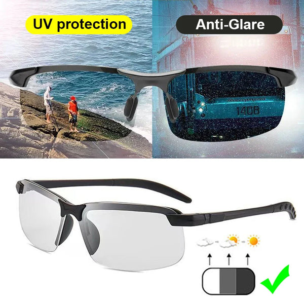 Photochromic Sunglasses with Anti-glare Polarized Lens
