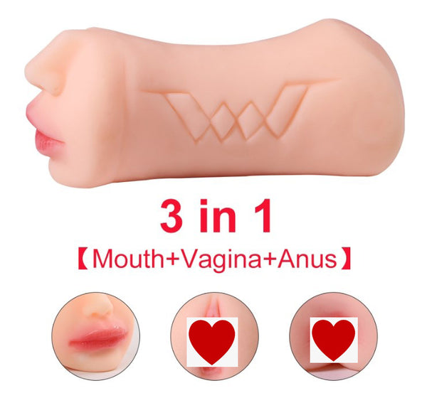 3-in-1 Simulation Cunnilingus,Oral Sex,Anal Sex Male Masturbator