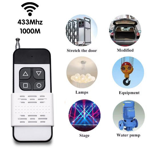 433Mhz High Power 1000M Ultra Long Distance Remote Key  Control Copy Remote Key Controller