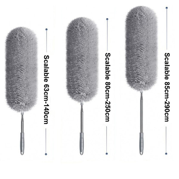 Extra Long Extendable Microfiber Duster Cleaner Brush Telescopic Ceiling Lamp Dust Removal Dusters Home Cleaning Tools