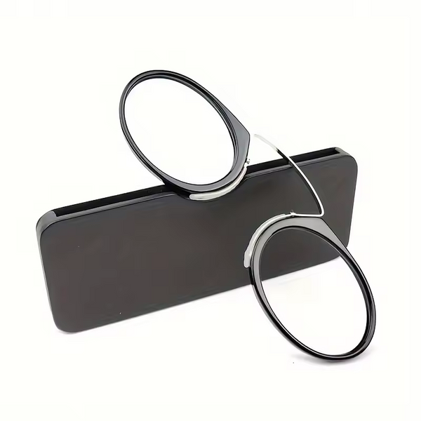 Mini Portable Nose Clip Frameless Reading Glasses Without Temple Arms