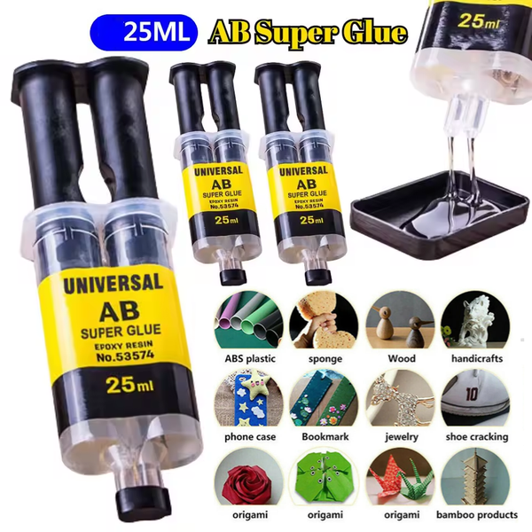Super Strong Epoxy Resin Repair AB Glue Industrial Bonding Sealant Waterproof Metal Glass Ceramic Bonding Repair Adhesive