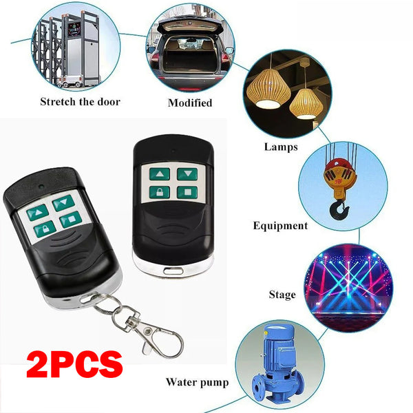 2Pcs 4-in-1 Remote Control Duplicator 433mhz Clone Remote Control Copy Controller Wireless RF Transmitter Switch 4 Button