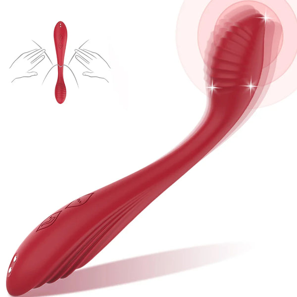 Finger Dildo Vibrator for Women 9 Powerful Vibration Mode Clitoral G Spot Stimulation Massager Vagina Masturbator Adult Sex Toy