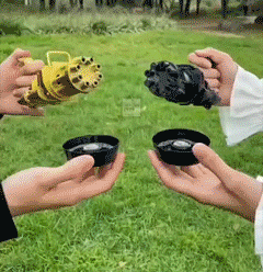 8-Holes Automatic Gatling Bubble Guns For Kids Electric Bubble Machine For Outdoor Summer Children Toys Boys Girls Birthday Gift