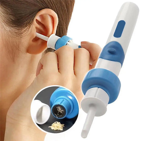Electric Cordless Safe Vibration Painless Vacuum Ear Wax