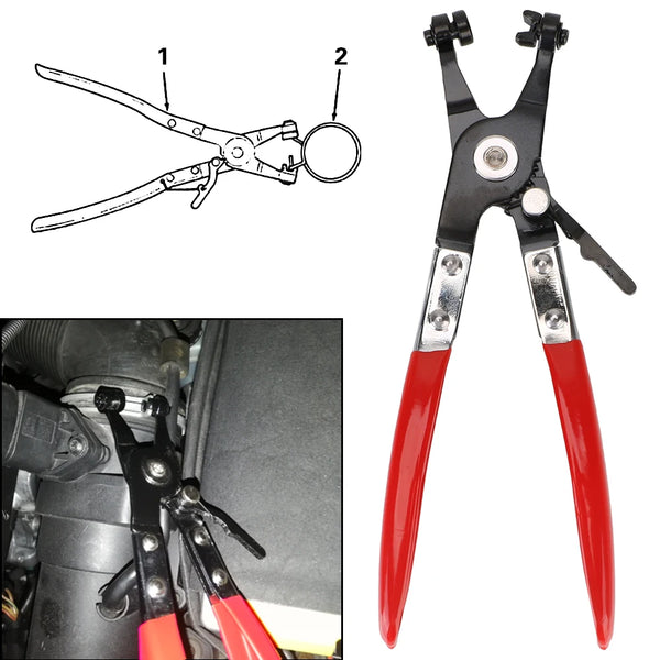 Hose Clamp Pliers Car Water Pipe Removal Tool for Fuel Coolant Hose Pipe Clips Thicker Handle Enhance Strength Comfort