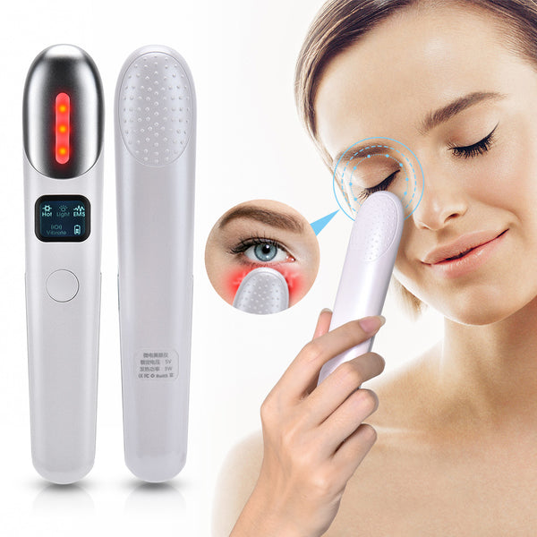 EMS Eye Vibration Massager Eye Face Lifting Beauty Instrument Device Remove Wrinkle Dark Circles Pockets Skin Eye Care Tools