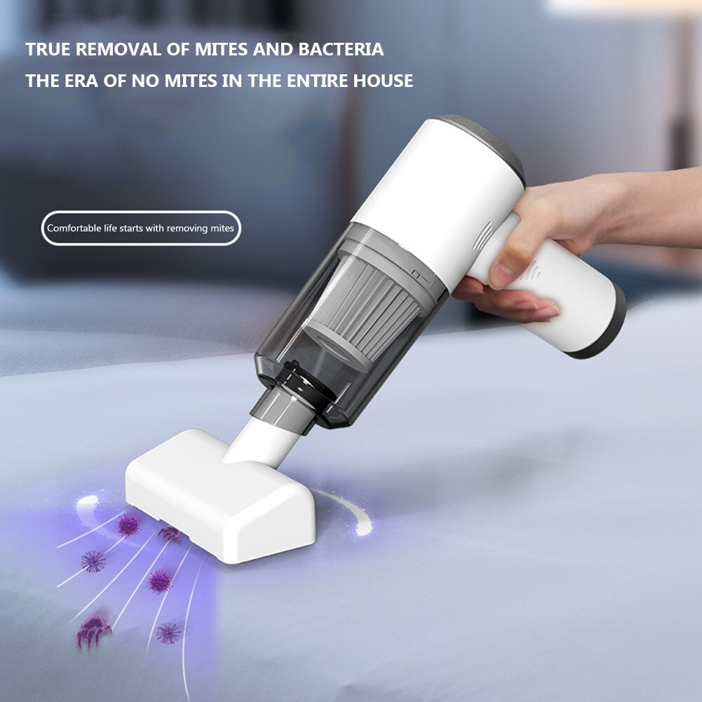2 IN 1 Handheld UV Bed Mite Removal Instrument Vacuum Cleaner Wireless Car Vacuum Cleaner