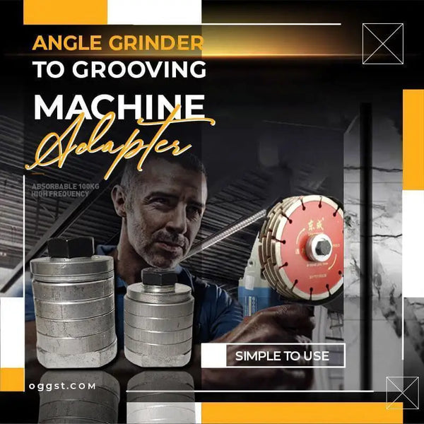 For 100/125-230 Angle Grinder to Grooving Machine Adapter Modification Slotter Accessorie Slotting Machine Conversion Head M10-14