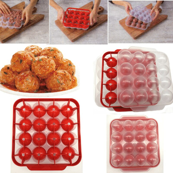 Kitchen Plastic Meatball Mold Making Fish Melon Ball Self Stuffing Food Cooking Machine High Temperature Resistance