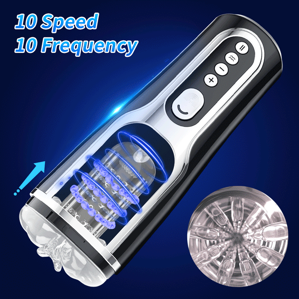 Male Automatic Sucking Telescopic Rotating Masturbator Cup For Men Real Vaginal Suction Pocket Blowjob