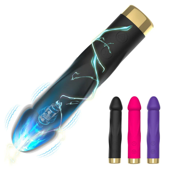 Mini Vagina Vibrator for Women Bullet Dildo Vibrator Clit Nipples Stimulator Anal Plug Female Masturbator Sex Toy for Women
