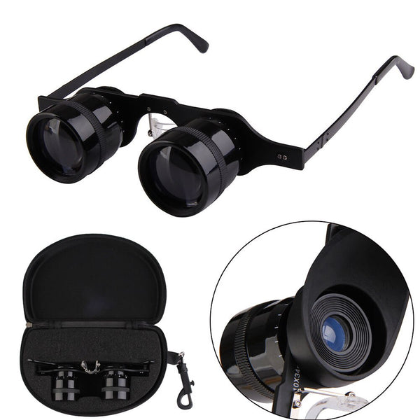 New 10x34 Glasses Fishing 66g Ultralight Hand Free Binoculars Telescope With Protective Package Box ARE4 Night Vision Telescope