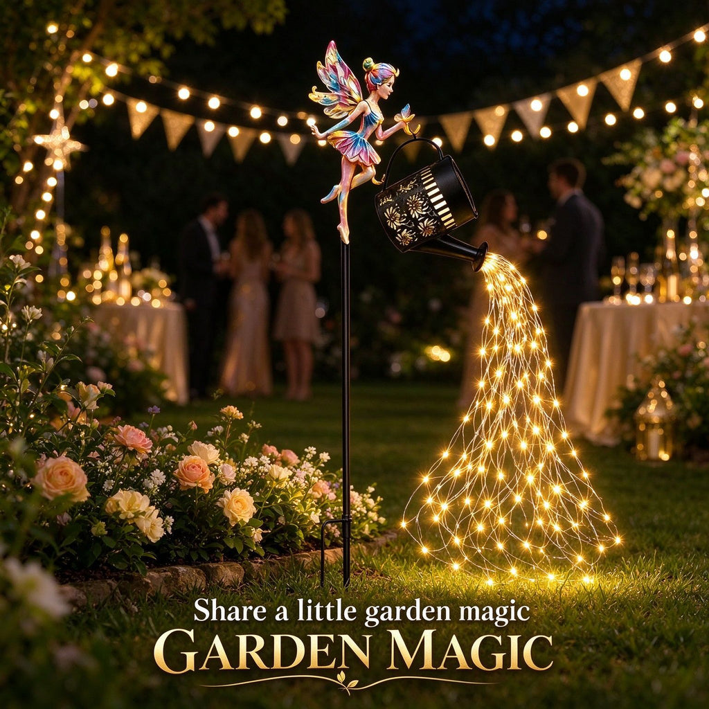 3Pcs Solar Fairy Watering Can Lights | Outdoor Garden Stake Decor | Waterproof LED Yard Art for Patio, Lawn, Pathway & Holiday Decor