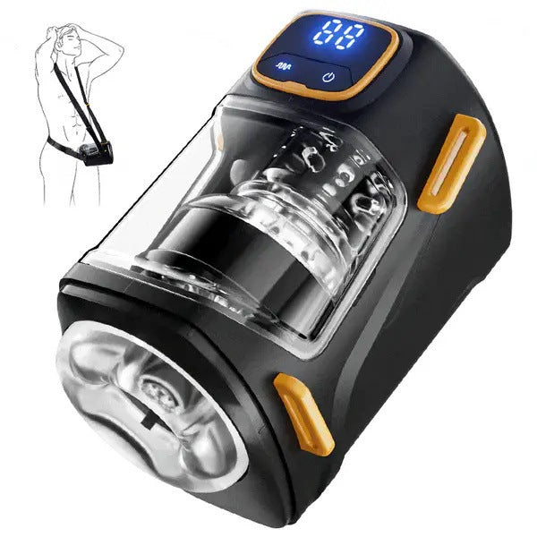 Hands-Free Strap-On Male Trainer | Automatic Extension and Vibration | Desensitization Training | Longer Lasting Performance