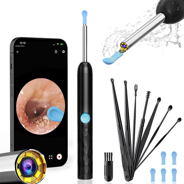 9Pcs Set WIFI Visual Ear Sticks HD1080P 4.2MM Mini Otoscope Camera Ear pick Ear Cleaner Wireless Endoscope Health Care Ear Wax Cleaning