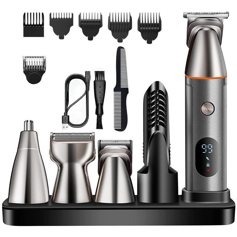 5 in 1 Multipurpose Professional Barber Shaver Epilator Groin Body Hair Trimmer Body Grooming Clipper Rechargeable Epilator for Men and Women