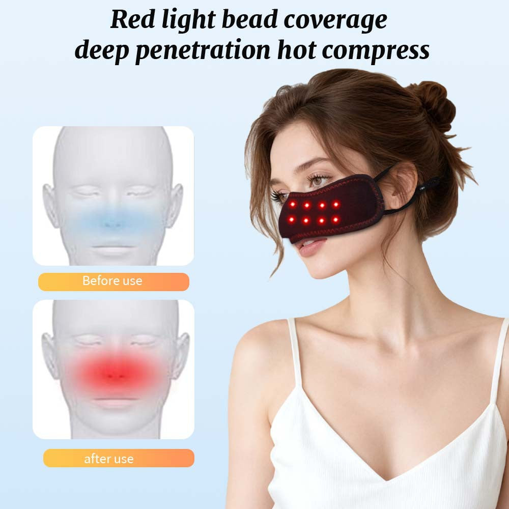 Red Light Therapy Heating Nasal Mask Three-setting constant temperatur ...