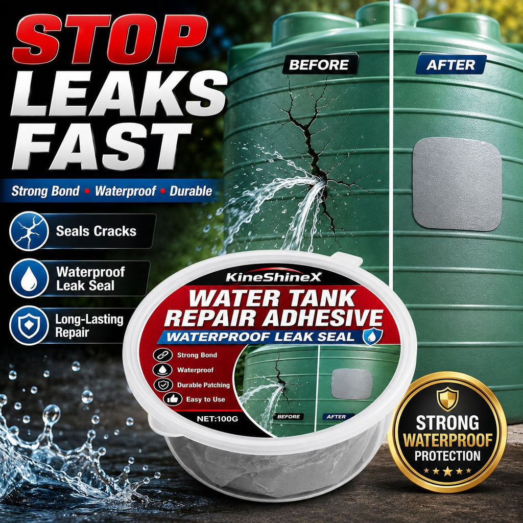 3Pcs Water Tank Repair Adhesive | Waterproof Epoxy Putty for Plastic Cracks & Leaks | Strong Bond Leak Sealant 100g/pc