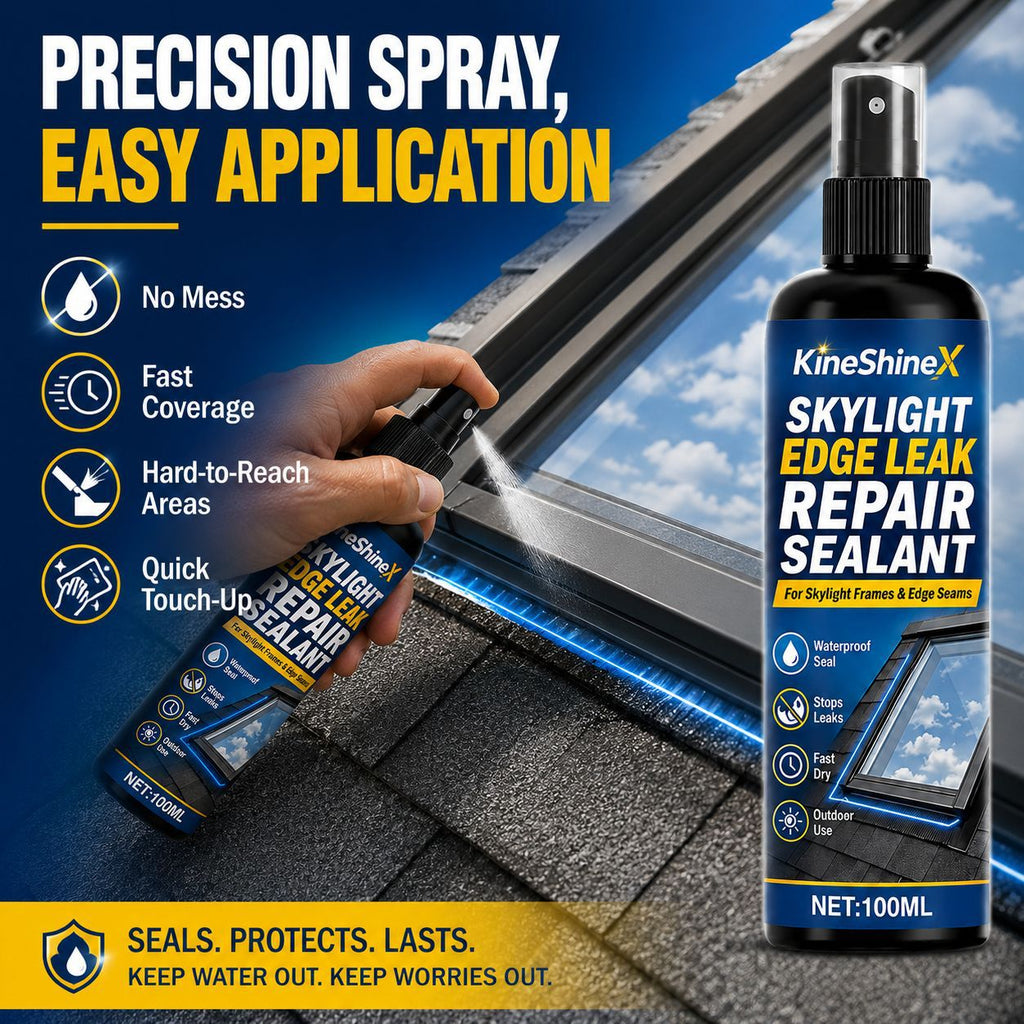 3Pcs Window and Skylight Edge Waterproof Sealant, 100 ml/Pc – Designed specifically for window frames and joints, providing powerful waterproofing and long-lasting protection