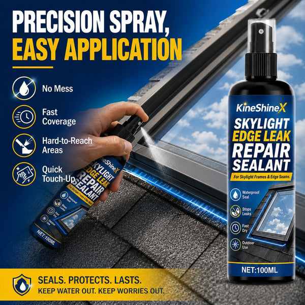 3Pcs Window and Skylight Edge Waterproof Sealant, 100 ml/Pc – Designed specifically for window frames and joints, providing powerful waterproofing and long-lasting protection