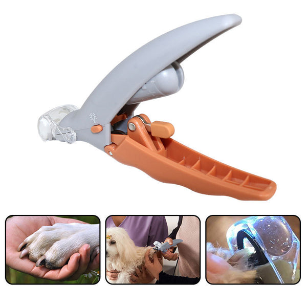 New Professional Pet Nail Clipper Scissors Pet Dog Cat Nail Cutter Toe Claw Clippers Scissor LED Light Nail Trimmer Pet Supplies