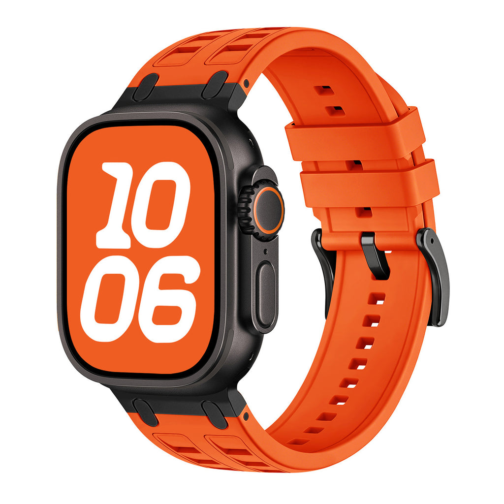 Premium Silicone Sport Band Compatible with Apple Watch 38/40/41/42/44/45/46/49mm – 16 Colors Dual-Tone Design Lightweight Breathable Waterproof Replacement Strap for iWatch Series 1-11 S10 S11 Ultra