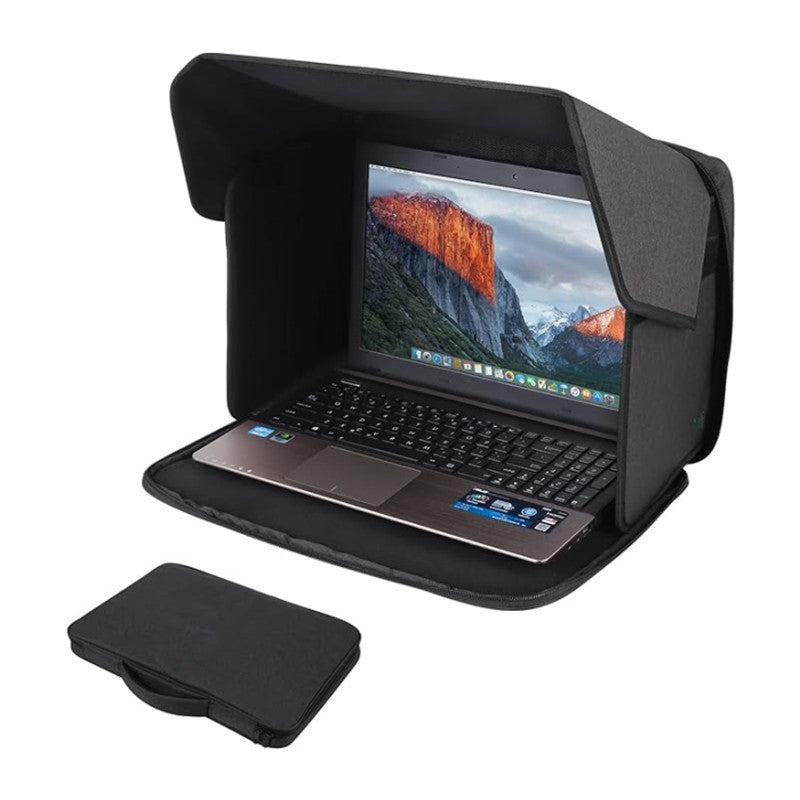 Outdoor Laptop Sunshade, Privacy Screen, Foldable Portable Laptop Case Laptop Sun Protection Portable Foldable Shield Cover