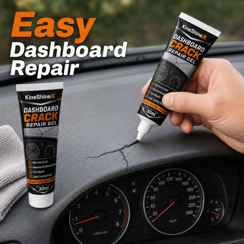 3-Pack Dashboard Crack Repair Adhesive, 30 ml/pc | Automotive Center Console Leather and Plastic Crack Repair Agent