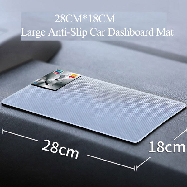 Large Anti-Slip Car Dashboard Mat Instrument Panel Anti-Slip Mat, Nano-Bonded High-Grip Pad Eco-friendly material, washable and reusable, leaves no residue