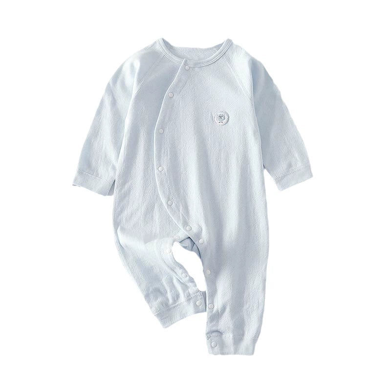 Baby Onesies Bodysuits Spring and Fall Cotton Long-sleeved Pajamas Out Crawling Clothes Newborn Baby