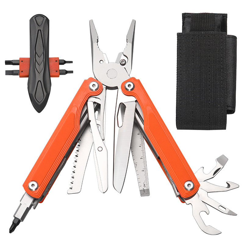 28-in-1 Multifunctional Stainless Steel Folding Pliers | All-round Outdoor EDC Tool