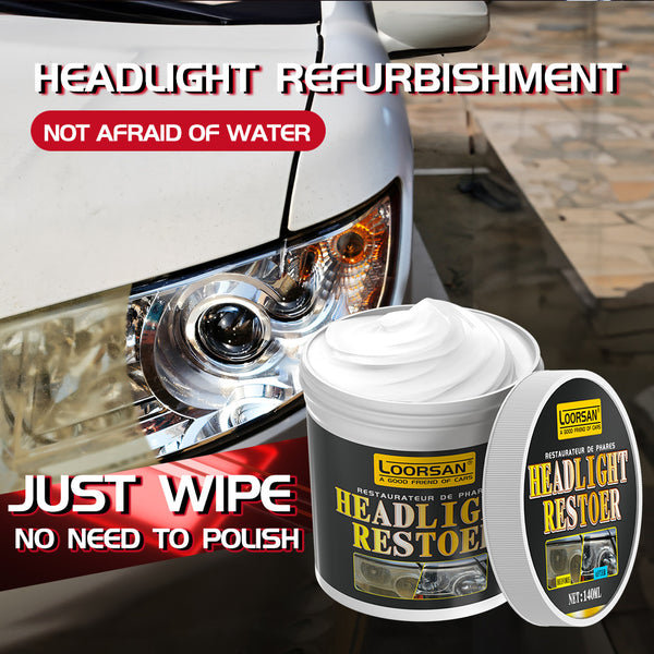 140ml Car Headlight Restoration Polishing Polish Lamps yellowing refurbishing and restoring liquid polishing PVC Material Repair Scratches and Oxidation Cleaning Paste