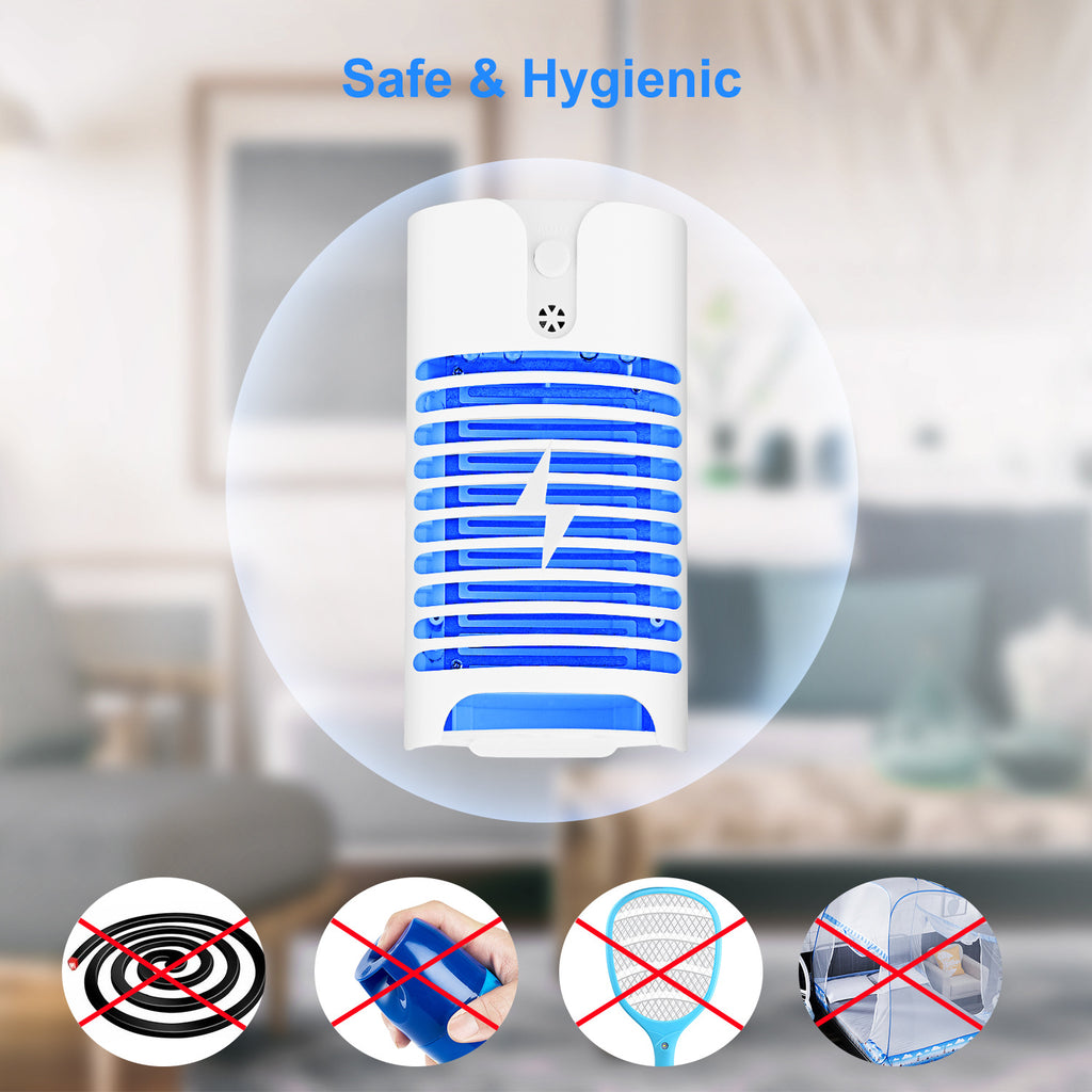 Electric Mosquito Lamp Anti Fly Moth Bug Insect Trap Lamp No Radiation Pest Kill EU/US/UK Plug