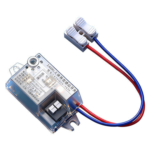 24GHz Radar Motion Sensor Switch – No terminal blocks required,supports a wide AC voltage range of 40–265V,suitable for LEDs, fans and lighting fixtures