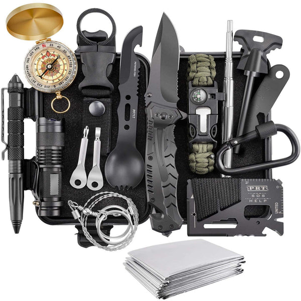 Multi-Functional Combination Tool Wilderness Survival Kit Emergency Outdoor Equipment