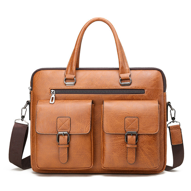 New Premium Briefcase | Men’s Laptop Bag | Logo-free design, allowing you to personalise it with your own logo after purchase to create a bag that’s uniquely yours 2 Style 3 Color
