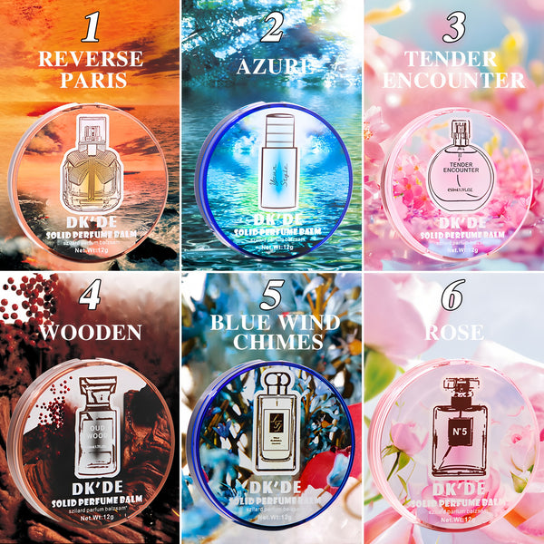 Unisex Solid perfume, 12g, Available in 6 fragrances — to boost your confidence and enhance your charm