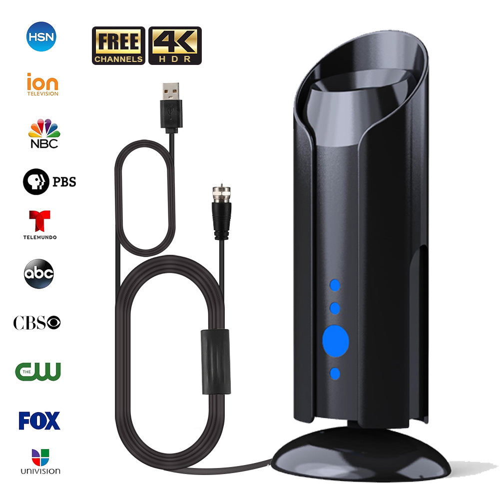 Powerful Indoor/Outdoor TV Antenna High-Gain Digital Antenna Signal Amplifier Indoor Outdoor Available