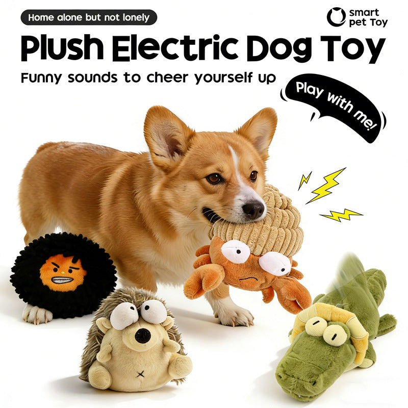 Interactive Electric Plush Pet Toy: The Ultimate Boredom Buster for Dogs & Cats