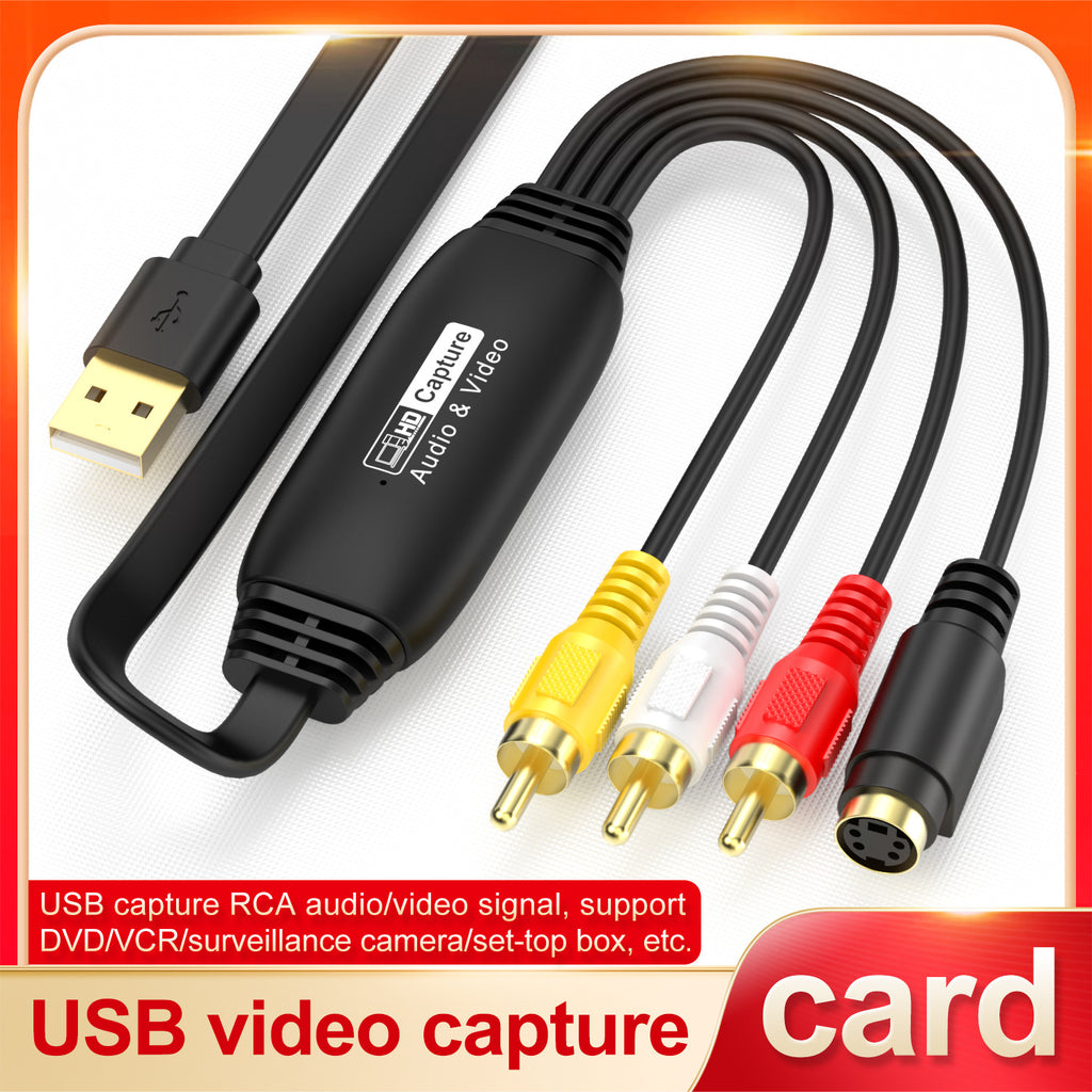 CVBS+S-Video to USB 1080P Video Capture Card