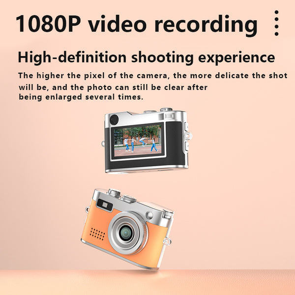 1080P HD Ultra Compact Mini Camera With 0.96 inches Screen Indoor Outdoor Sport Video DV Recorder Retro CCD Digital Camera