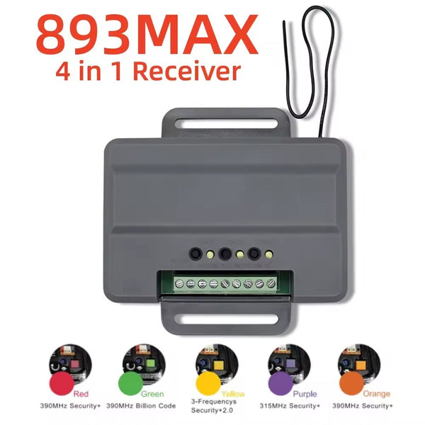 Garage Door Opener Receiver – Compatible with 850LM, 312HM, 412HM, 423LM, 893max and 891LM models; suitable for openers manufactured from 1993 to the present