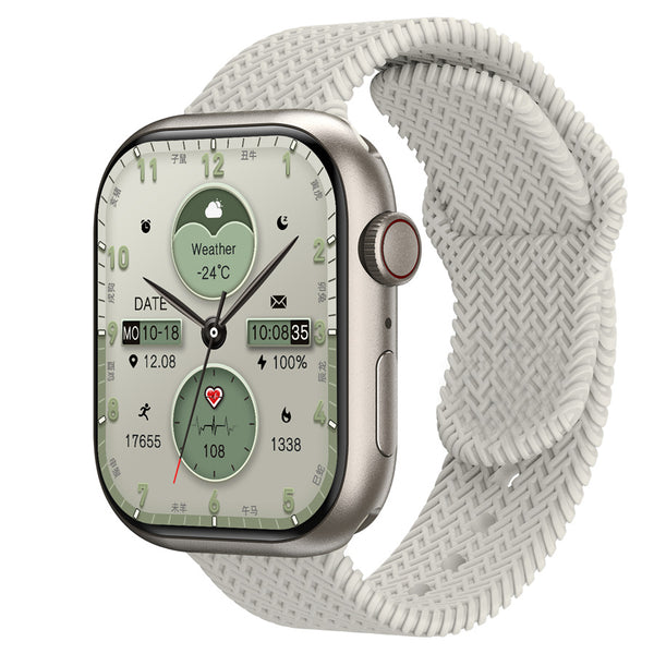 Bluetooth Call Health Sleep Sport Monitoring GPS Tracker Smart Watch Men Women IP68 Waterproof Fitness Tracker Full Touch Smart Watch