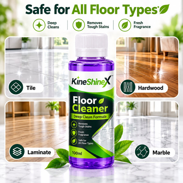 3Pcs Powerful Floor Cleaner | Deep-Cleaning and Polishing Formula | Suitable for Tile, Wood Floors, and Marble | 100 ml /pc