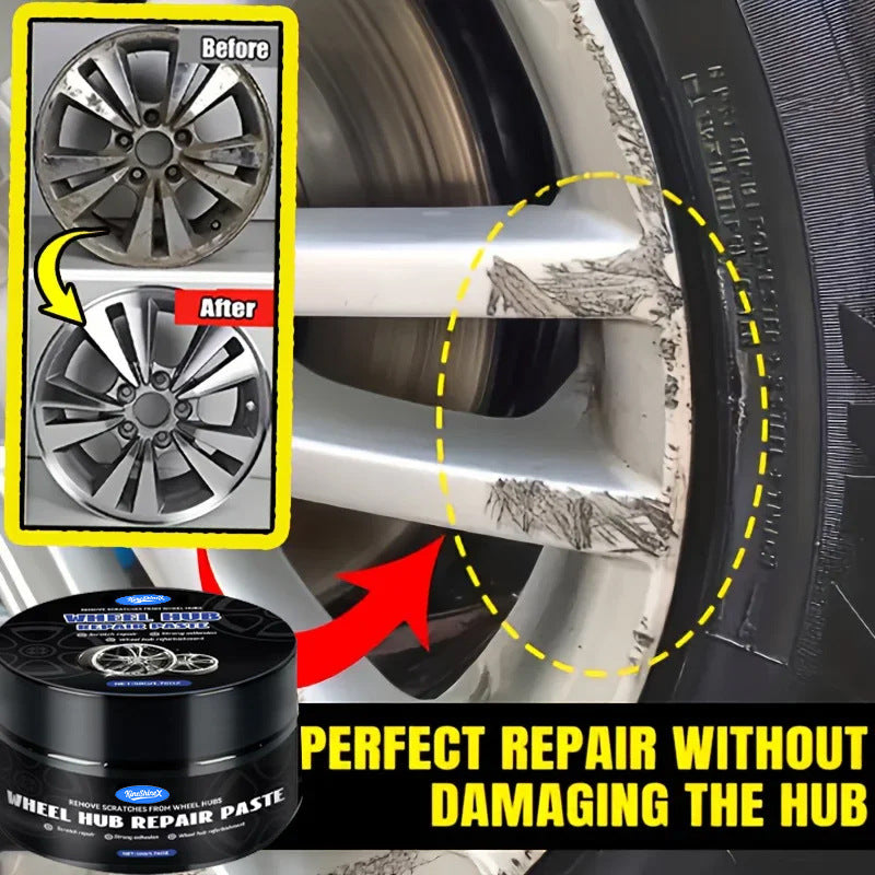 50g Wheel Scratch Repair Paste – Car Wheel Scratch Repair, Touch-Up, Refurbishment, and Polishing Paste for Alloy Wheels; Alloy Wheel Scratch Remover