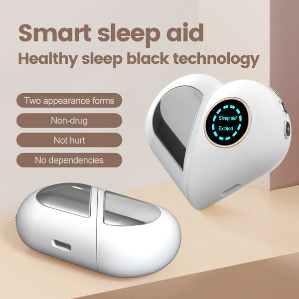 EMS Sleep Aid Massage Instrument Handheld Microcurrent Electronic Tens Massager For Pressure Anxiety Relief Improve Sleep