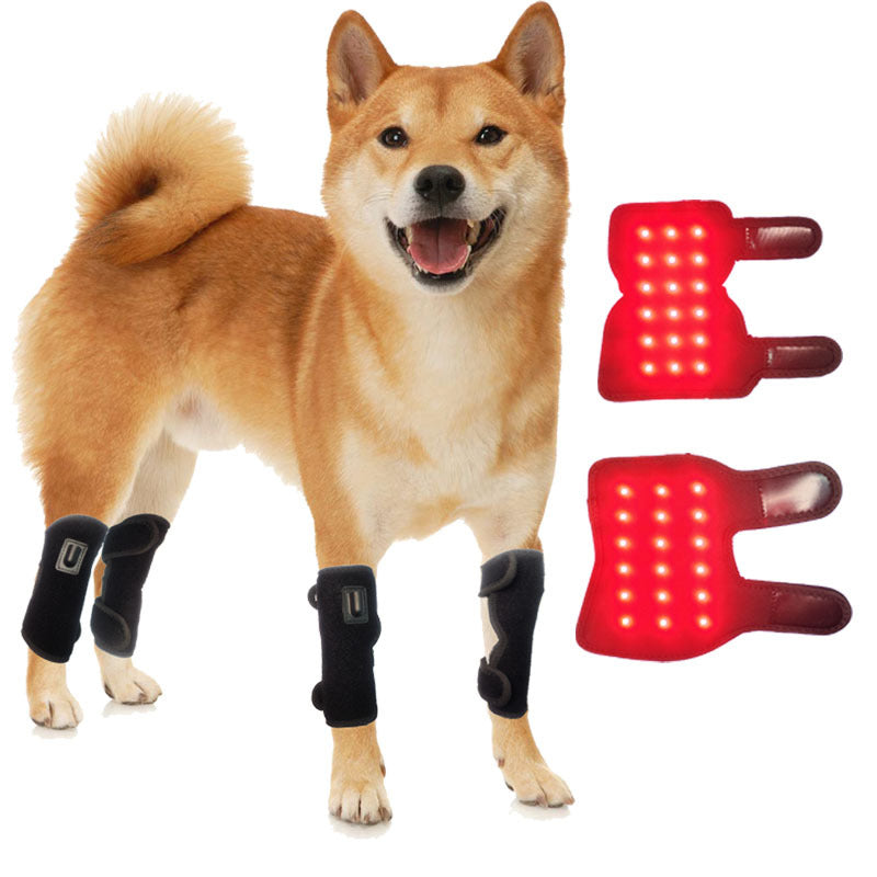 2Pcs Pet Red Light Therapy Heat Therapy Calf Pad Set (660nm+850nm Dual Wavelength LED Therapy Device) Front legs and Hind legs